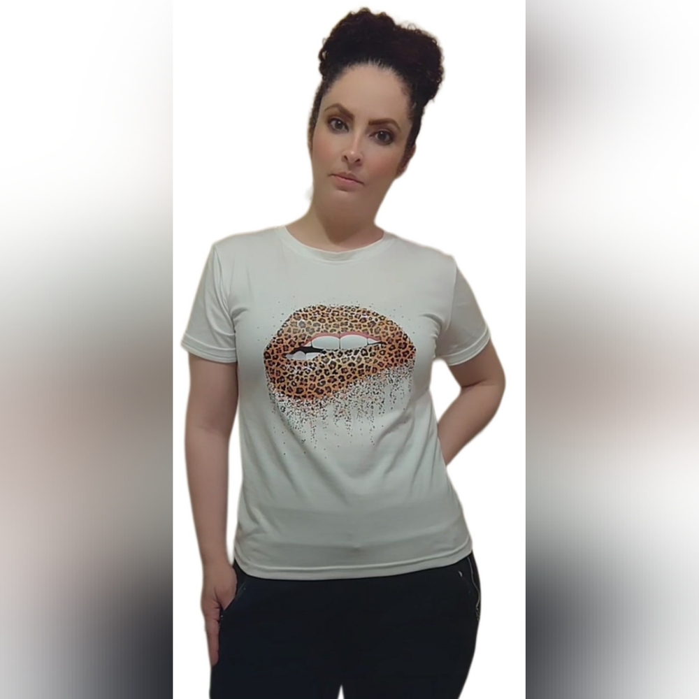 Leopard print t-shirt